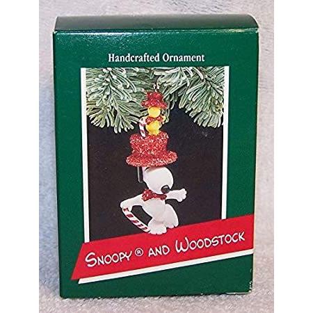 今年人気のブランド品や Snoopy and Woodstock 1989ホールマークOrnament qx4332 キャラクター