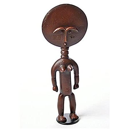 海外から人気のオブジェを直輸入Akua 'ba African Fertility Statue