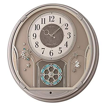 【税込】 エグゼクティブ Seiko ブラウン QXM375SRH - 壁時計 ホワイトダイヤル 木目調 掛け時計、壁掛け時計
