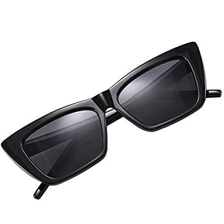 【送料無料】 Cat Square FEISEDY Eye Sun Protection UV400 Frame Cateye Vintage Sunglasses サングラス