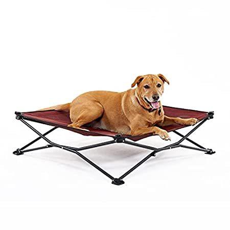 通販特価 美品 Coolaroo On The Go Elevated Pet Bed Large Brick 海外規格 Commune De Saint Romain Fr
