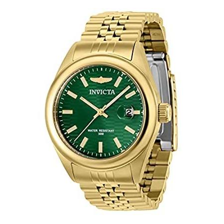 海外から人気の腕時計を直輸入Invicta Aviator Quartz Green Dial Ladies Watch 38427