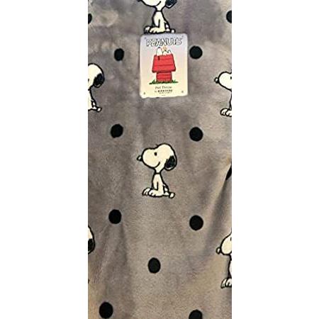 【お取り寄せ】 Dot Polka Plush Soft Velvet Snoopy Gang Peanuts Throw Berkshire by Blanket その他テレビ、アニメ、キャラクターグッズ