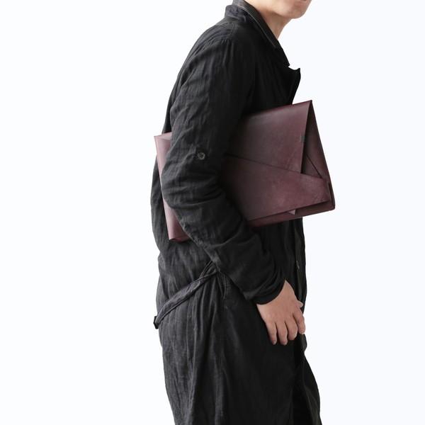 牛革 クラッチバッグ 所作 バーガンディ : 所作 Official - 通販