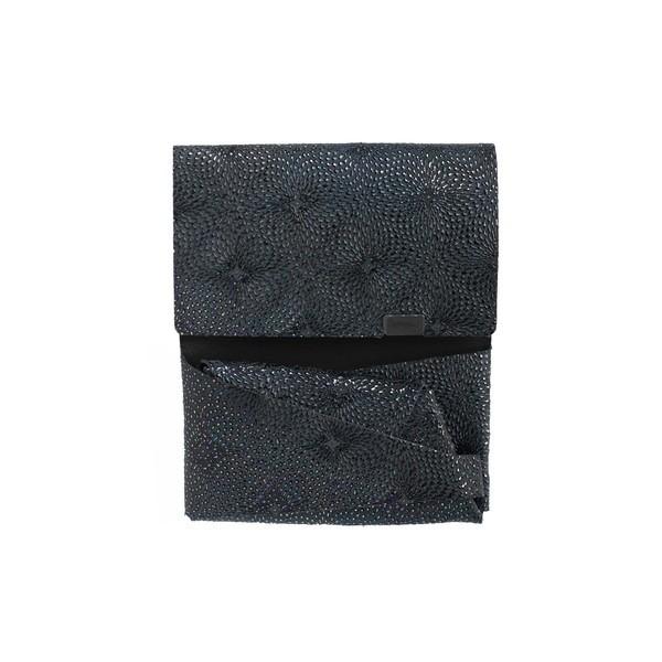 財布 メンズ レディース 牛革 所作 コインケース 鮫小紋 ブラック&鮫小紋 |  | 08