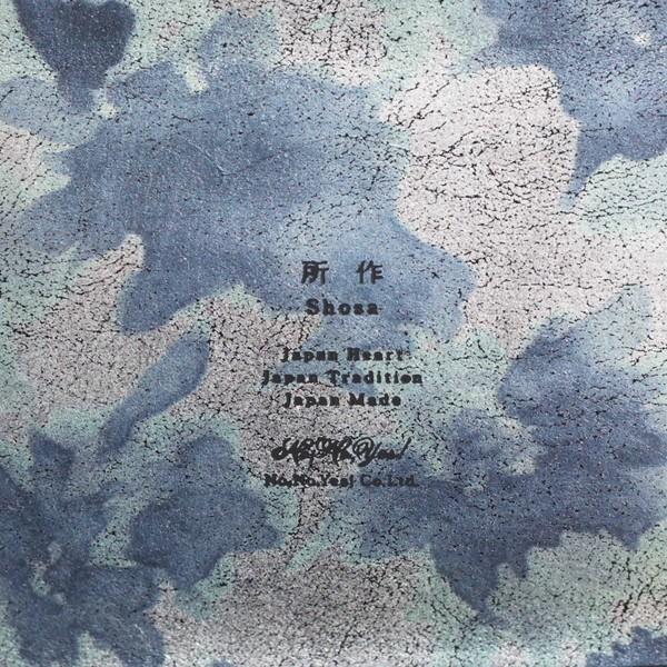 所作（shosa） 財布 長財布 メンズ レディース 牛革 ロング 睡蓮画