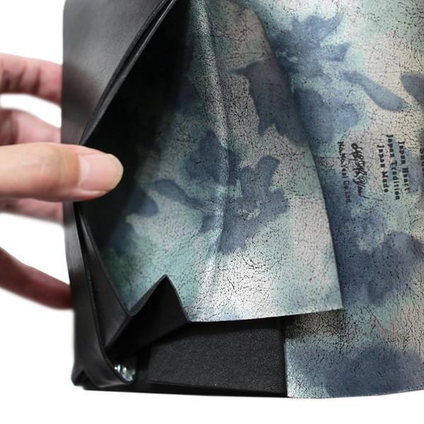 所作（shosa） 財布 長財布 メンズ レディース 牛革 ロング 睡蓮画