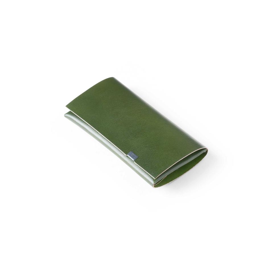 所作（shosa） 財布 長財布 メンズ レディース 牛革 ロング 抹茶