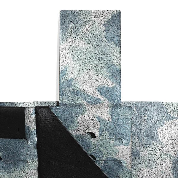 財布 二つ折り 三つ折り メンズ レディース 牛革 所作 ショート2.0 睡蓮画 フローラル ブラック |  | 05