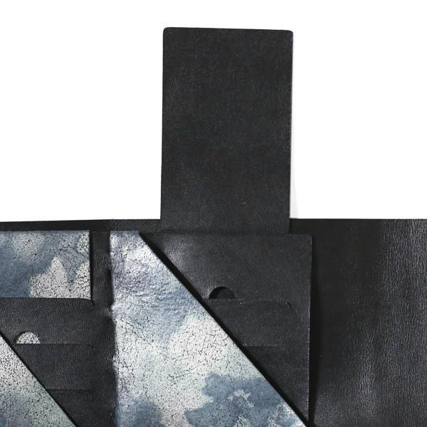 財布 二つ折り 三つ折り メンズ レディース 牛革 所作 ショート2.0 睡蓮画 フローラル ブラック |  | 09