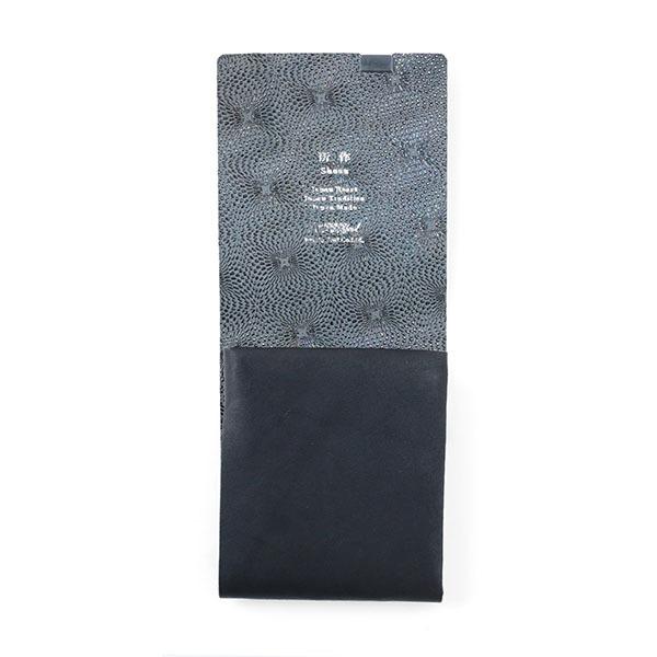 財布 二つ折り 三つ折り メンズ レディース 牛革 所作 ショート2.0 鮫小紋 ブラック |  | 03