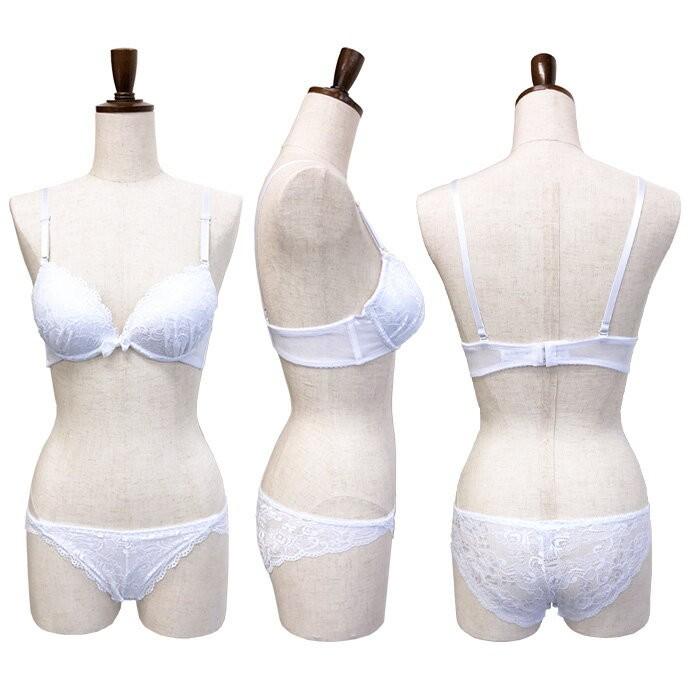 ブラジャー ブラ&ショーツセット 下着 盛りブラ 女性下着 ショーツ セット 盛り 谷間 レース リボン 上下 |  | 13