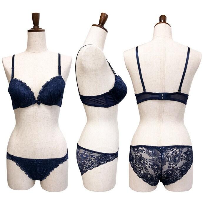 ブラジャー ブラ&ショーツセット 下着 盛りブラ 女性下着 ショーツ セット 盛り 谷間 レース リボン 上下 |  | 16