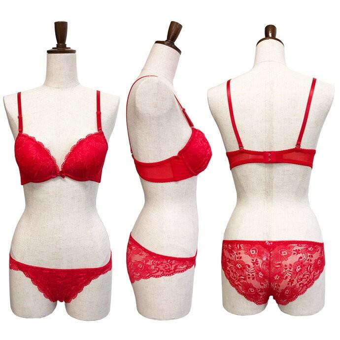 ブラジャー ブラ&ショーツセット 下着 盛りブラ 女性下着 ショーツ セット 盛り 谷間 レース リボン 上下 |  | 17
