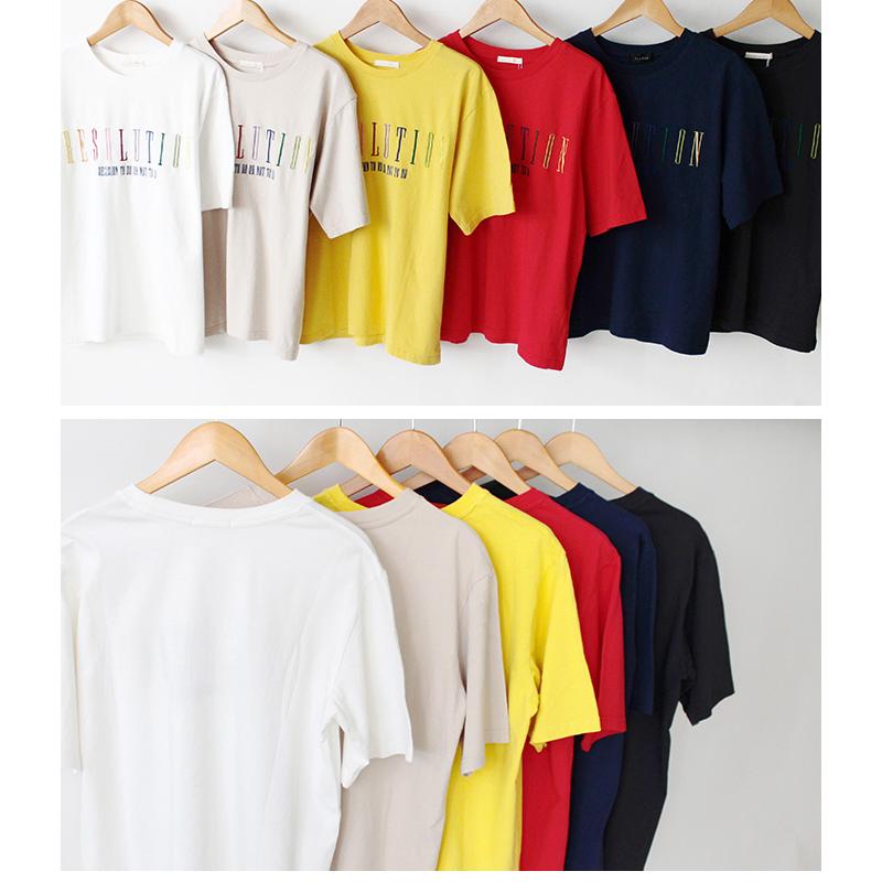 Tシャツ プリントTシャツ 半袖 トップス レディース 立体 刺繍 プリント カラフル クラシック カー 車 インナー クルーネック 丸首 送料無料 |  | 22