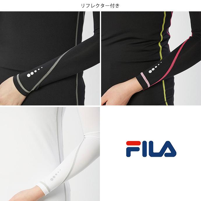 FILA - FILA テニスウェア 上下セット M・L 新品 UVカット 吸水速乾　プリーツ 楽天市場】FILA フィラ レディース ラッシュガード 長袖 UV