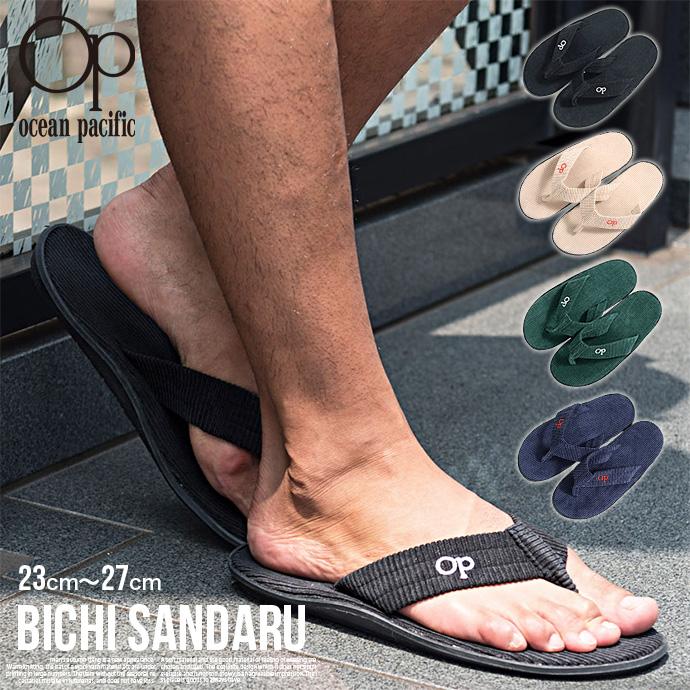 OP Ocean Pacific メンズ サンダル ビーチサンダル カジュアルサンダル トングサンダル リゾートサンダル コーデュロイ 海水浴 アウトドア メール便なら送料無料 | 