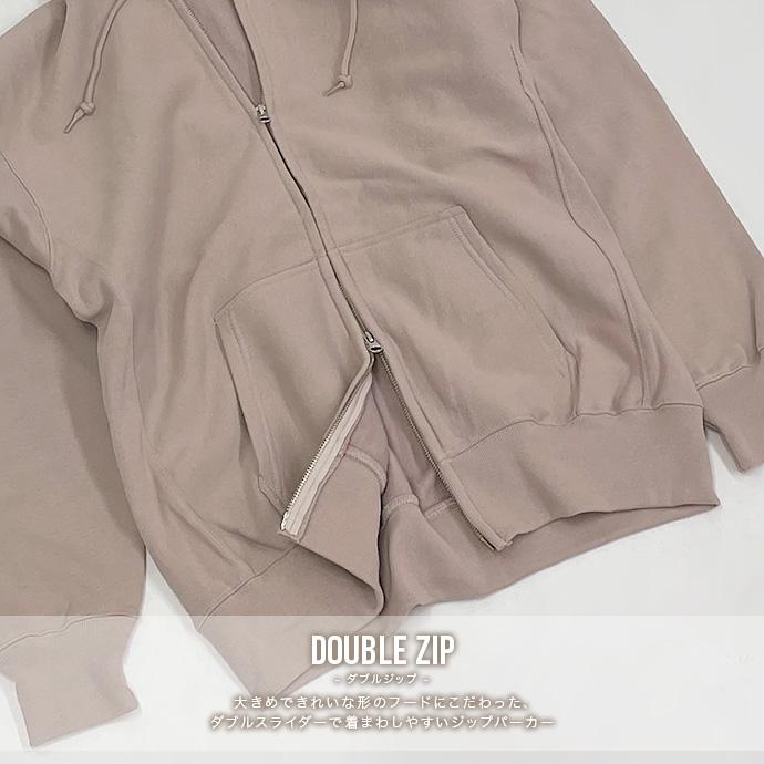 United Athle ユナイテッドアスレ パーカー ジップパーカー ダブルジップ フード 12オンス ヘビーウェイト 裏起毛 長袖 ユニセックス 送料無料 |  | 04