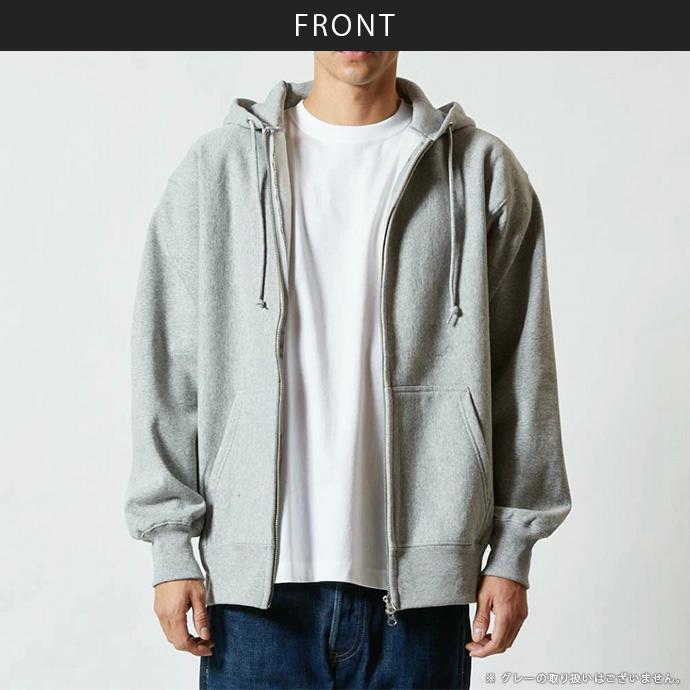 United Athle ユナイテッドアスレ パーカー ジップパーカー ダブルジップ フード 12オンス ヘビーウェイト 裏起毛 長袖 ユニセックス 送料無料 |  | 08