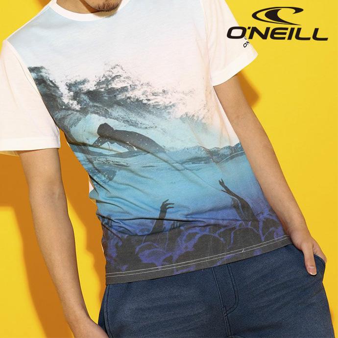 O'NEILL オニール メンズ Tシャツ 半袖 プリントT 紫外線対策 UVカット 速乾 海水浴 アウトドア クルーネック フォトプリント 送料無料 |  | 19