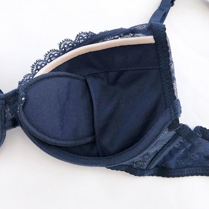 ブラジャー ブラ&ショーツセット 盛りブラ 下着 女性下着 ショーツ セット 盛り 谷間 レース リボン 上下 かわいい アジャスター |  | 02