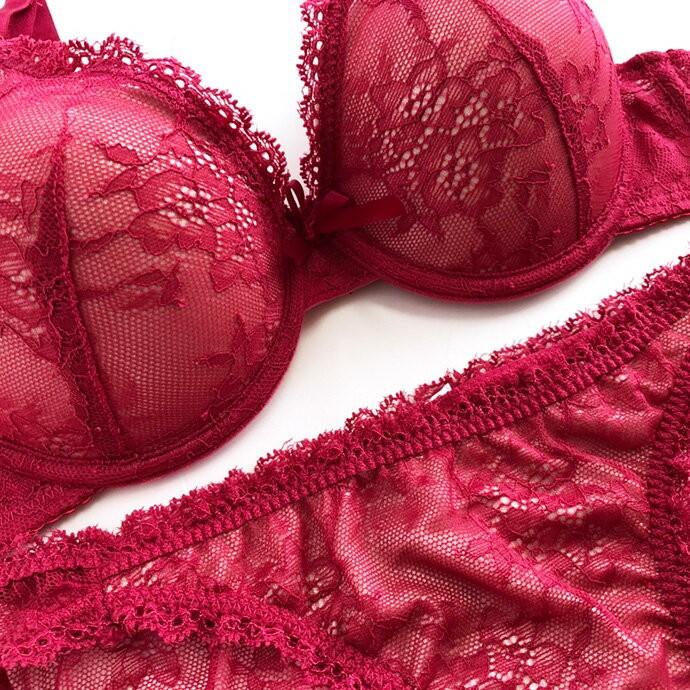 ブラジャー ブラ&ショーツセット 盛りブラ 下着 女性下着 ショーツ セット 盛り 谷間 レース リボン 上下 かわいい アジャスター |  | 09