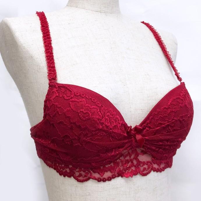 ブラジャー ブラショー 盛りブラ 盛り 谷間 ショーツ セット レース リボン 紐 紐パン セクシー 大人可愛い レディース 花 刺しゅう 透け |  | 10