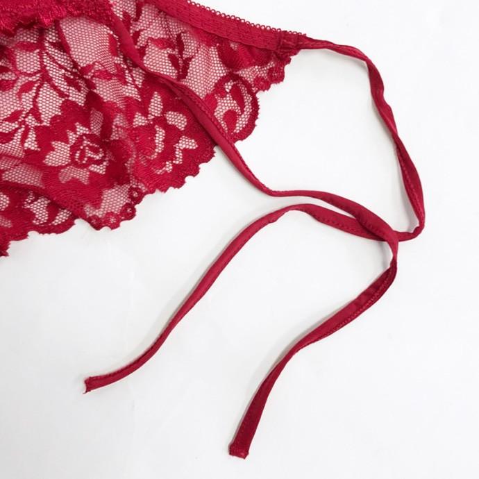 ブラジャー ブラショー 盛りブラ 盛り 谷間 ショーツ セット レース リボン 紐 紐パン セクシー 大人可愛い レディース 花 刺しゅう 透け |  | 05