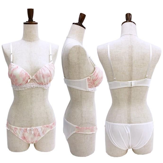 ブラジャー ブラ＆ショーツセット ブラショーセット 女性下着 レディース 盛りブラ 盛り 谷間 セット レース シフォン フリル リボン 桜 花 大人可愛い |  | 11