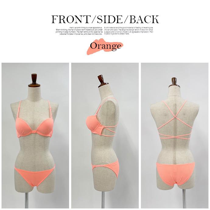 ブラジャー ショーツ ブラショー セット フロントホック バッククロス 下着 上下 調整可能（メ) 送料無料 |  | 15