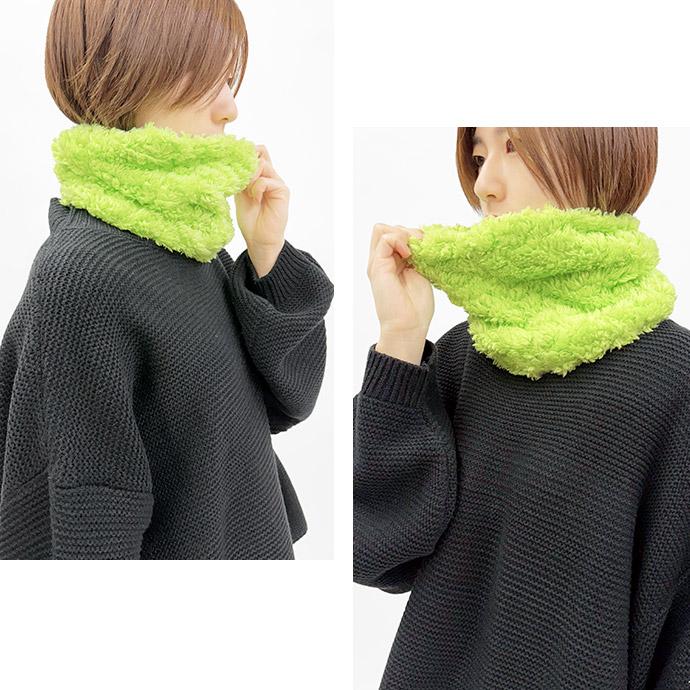 ネックウォーマー ヘアバンド 2way 防寒 ボア あったか ふわふわ