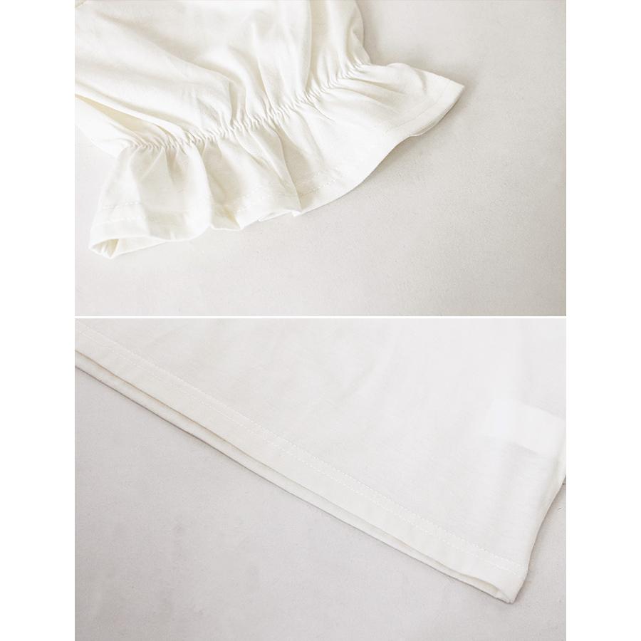 キャミソール Tシャツ アンサンブル 2点セット オーバーキャミ 刺繍 チュール ベロア 重ね着 トップス レディース 裾フレア クルーネック 送料無料 |  | 20