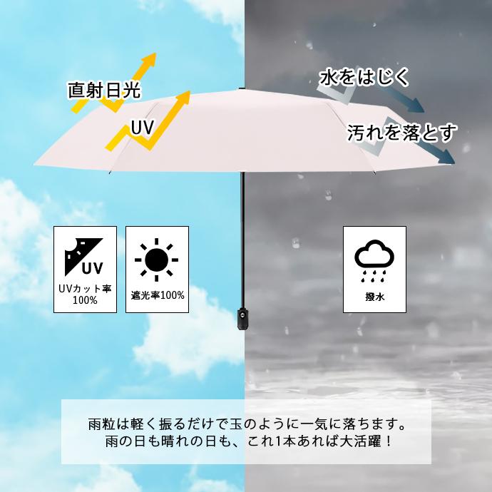 傘 折り畳み傘 日傘 雨傘 雨具 晴雨兼用 自動開閉 ワンタッチ開閉 日焼け対策 UVカット 撥水 遮熱 遮光 |  | 09