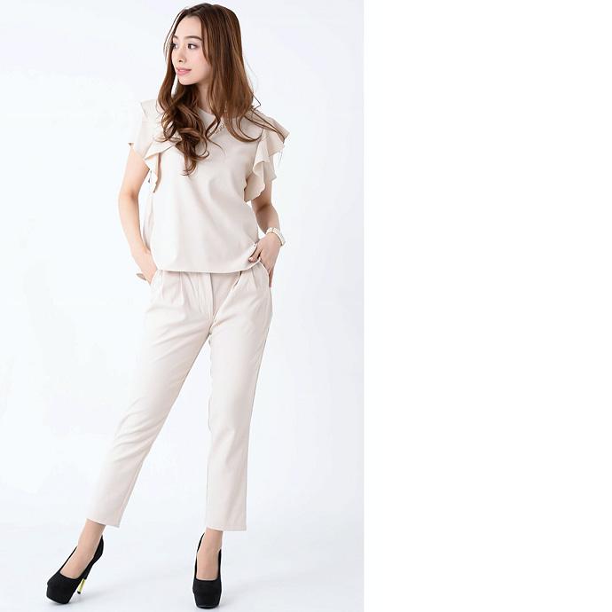 コロナ 支援 応援 値下げ ドレス パーティードレス 結婚式 パンツドレス フリル セットアップ テーパードパンツ パーティドレス フォーマル 送料無料 |  | 12