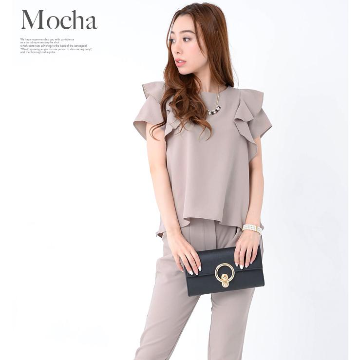 コロナ 支援 応援 値下げ ドレス パーティードレス 結婚式 パンツドレス フリル セットアップ テーパードパンツ パーティドレス フォーマル 送料無料 |  | 13