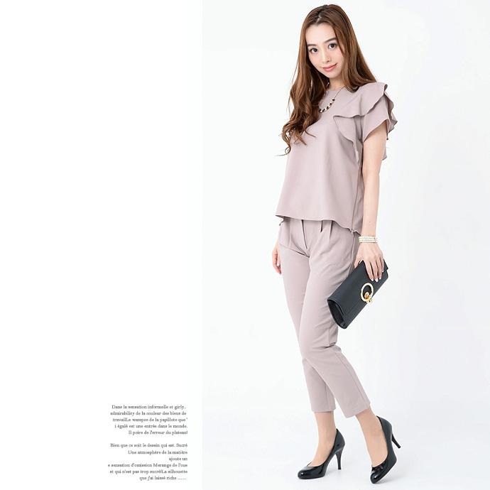 コロナ 支援 応援 値下げ ドレス パーティードレス 結婚式 パンツドレス フリル セットアップ テーパードパンツ パーティドレス フォーマル 送料無料 |  | 14