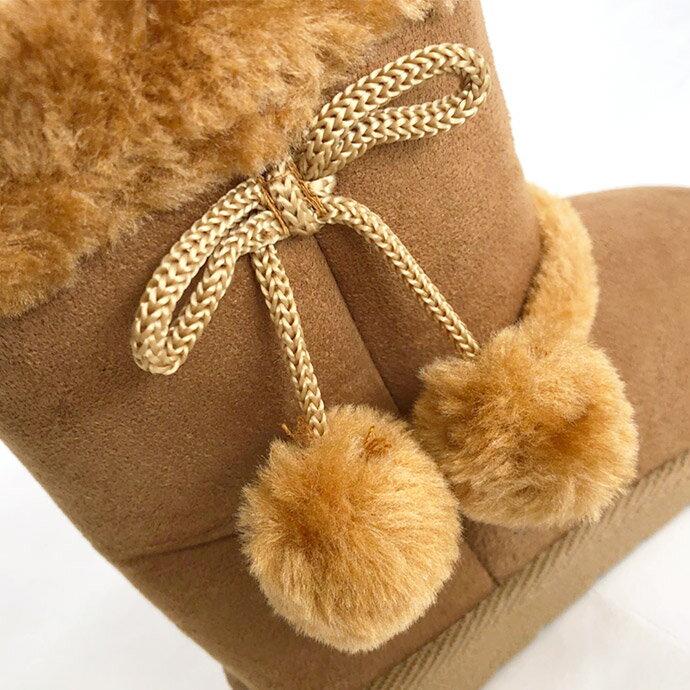 ムートンブーツ ムートン ブーツ 子供靴 靴 くつ ボア シューズ キッズ あったか 防寒 リボン ボンボン 飾り ジュニア こども |  | 11