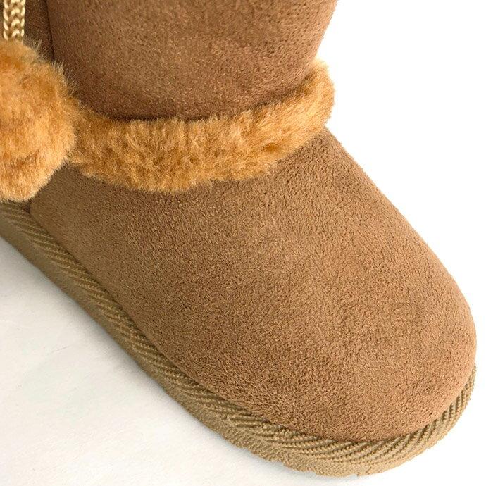 ムートンブーツ ムートン ブーツ 子供靴 靴 くつ ボア シューズ キッズ あったか 防寒 リボン ボンボン 飾り ジュニア こども |  | 08