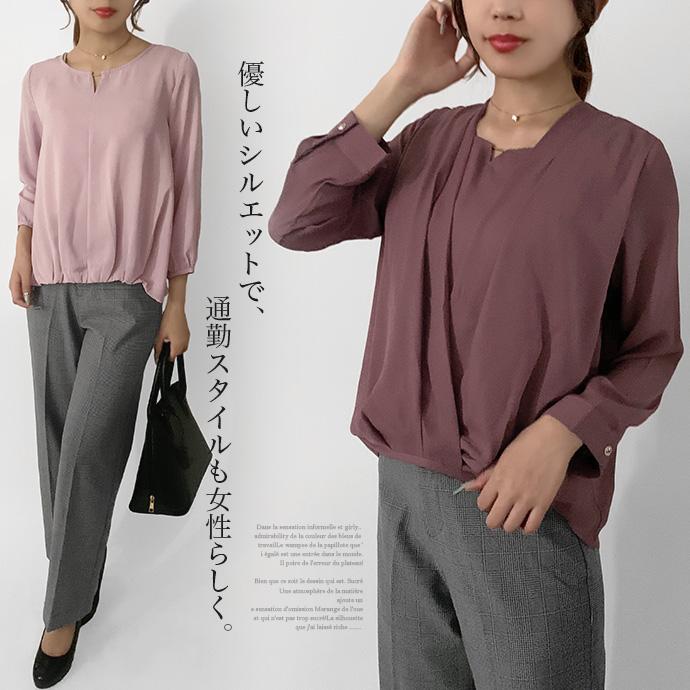 Kiton キートン　高級シルクサテン Wカフス とろみシャツブラウス ベージュ Kiton キートン 高級シルクサテン Wカフス とろみシャツブラウス