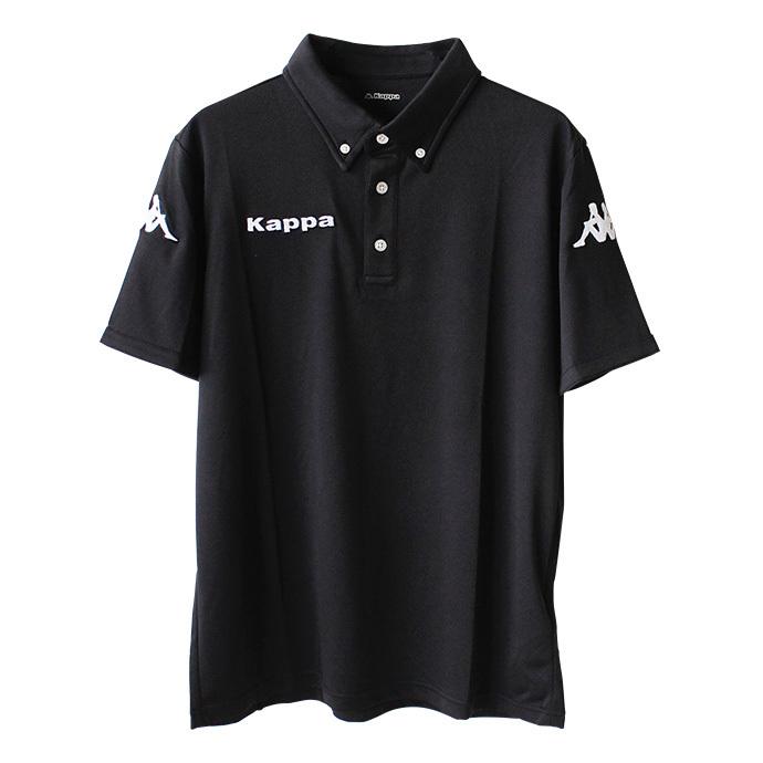 メンズ Kappa カッパ ポロシャツ 半袖 トップス ボタンダウン メッシュ