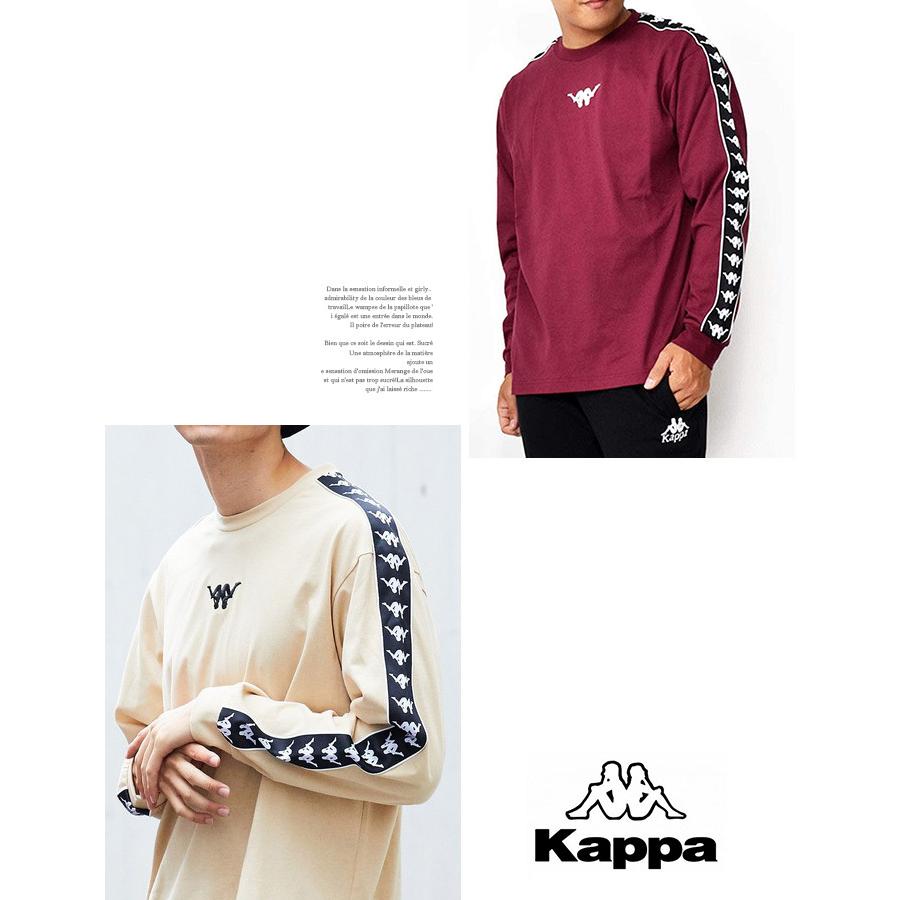 メンズ Kappa カッパ Tシャツ ロンT 長袖 トップス クルーネック