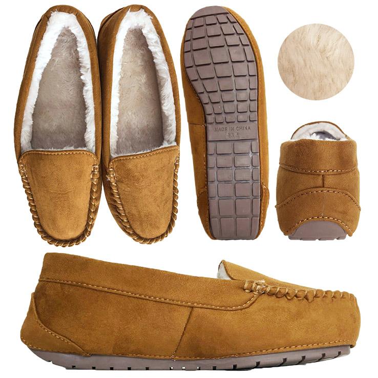 モカシン シューズ 靴 レディース ボアモカシン ぺたんこ 無地 プレーン ボア あったか 防寒 楽チン |  | 15