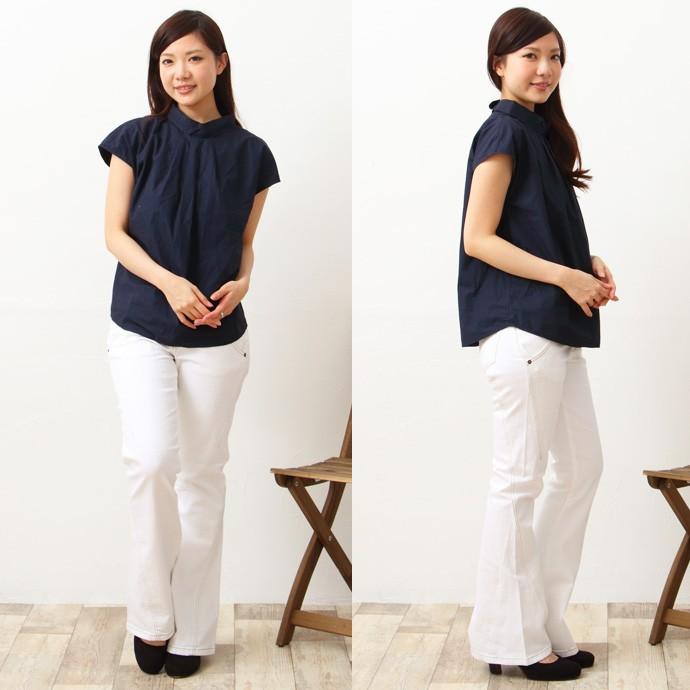 MOUSSY　デニム　白　25 フレア　ボトム　ブーツカット パンツ レディース ボトムス ブーツカット デニム ワイドパンツ