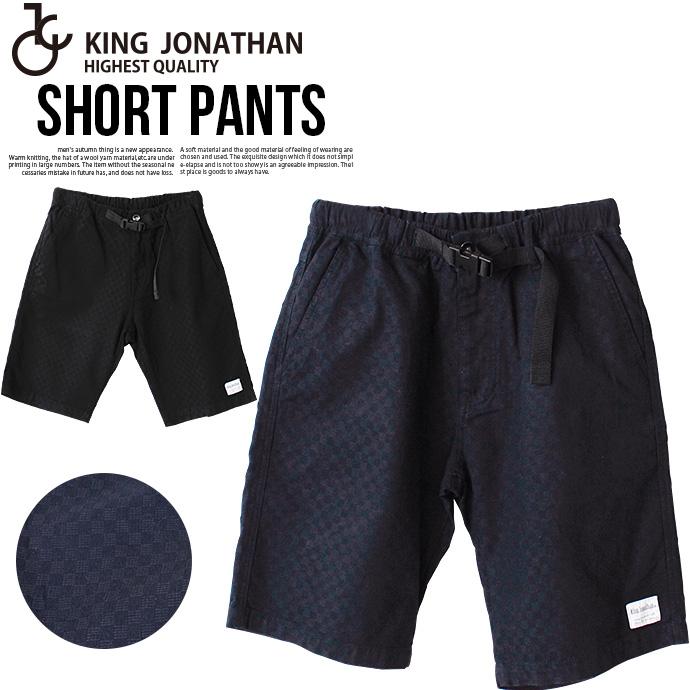 KING JONATHAN メンズ ハーフパンツ ショートパンツ カジュアル ガン