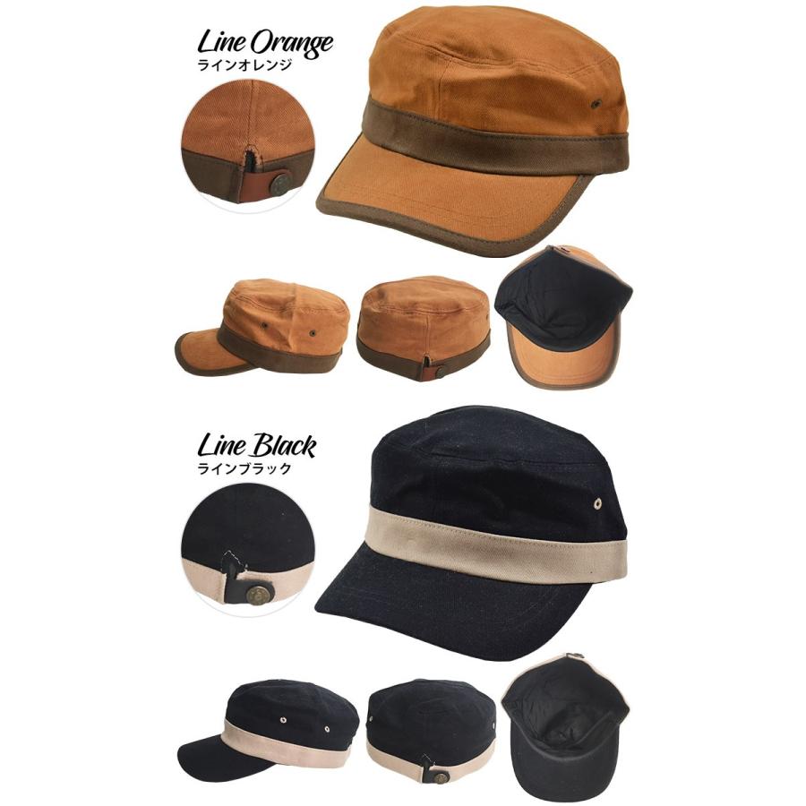 ワーク キャップ 帽子 ライン 無地 ワッペン プリント チェック ストライプ ファー 仕事 フリーサイズ Fサイズ メンズ レディース 男女兼用 |  | 05