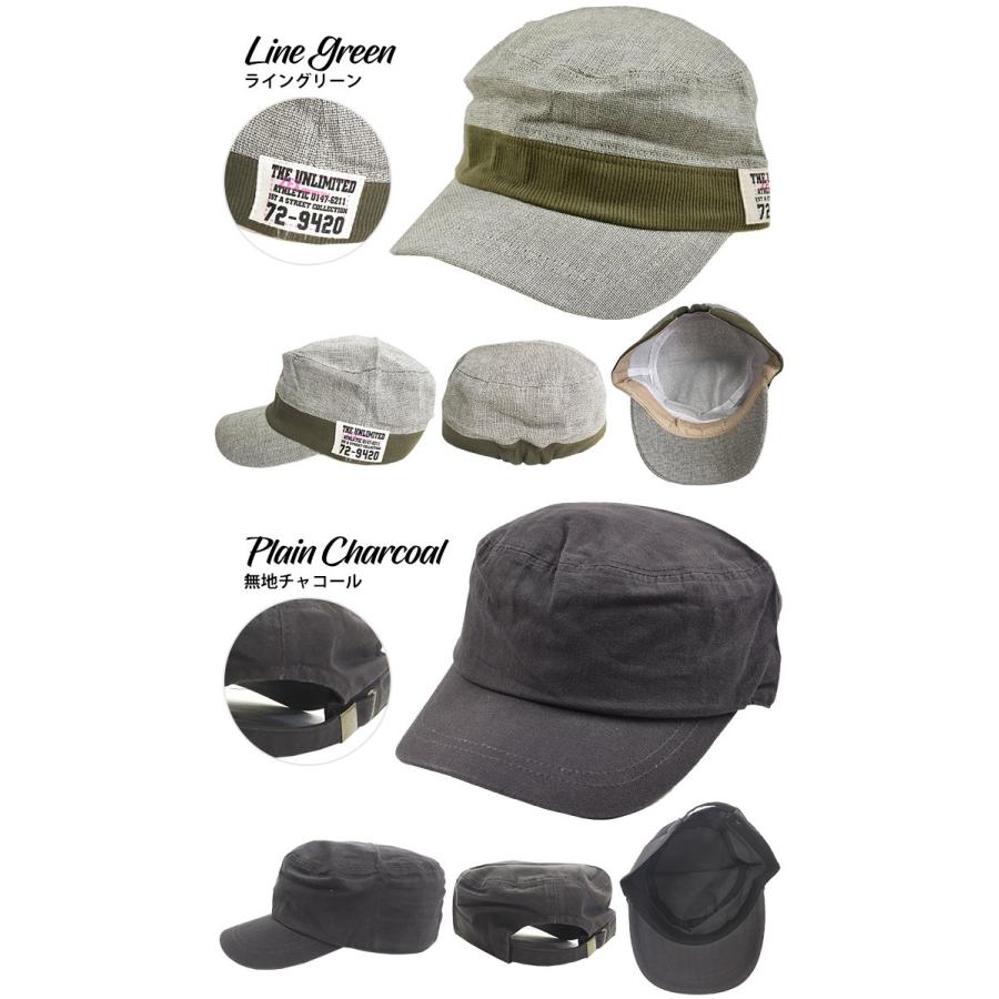 ワーク キャップ 帽子 ライン 無地 ワッペン プリント チェック ストライプ ファー 仕事 フリーサイズ Fサイズ メンズ レディース 男女兼用 |  | 06
