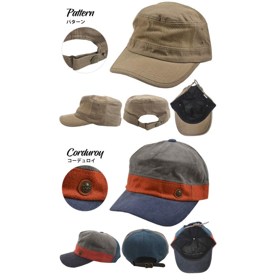 ワーク キャップ 帽子 ライン 無地 ワッペン プリント チェック ストライプ ファー 仕事 フリーサイズ Fサイズ メンズ レディース 男女兼用 |  | 09