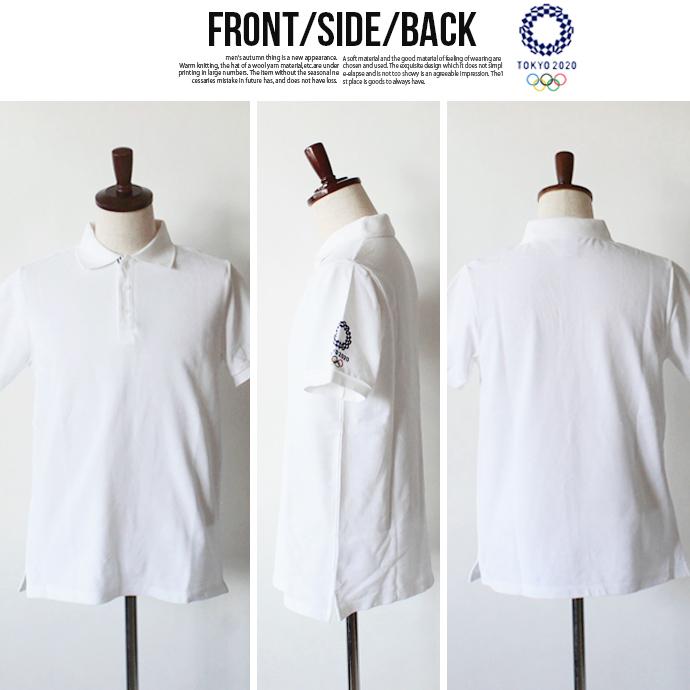 東京五輪　ポロシャツ　東京オリンピック　2020 ポロシャツ 東京五輪 2020 東京オリンピック 半袖 トップス 襟付