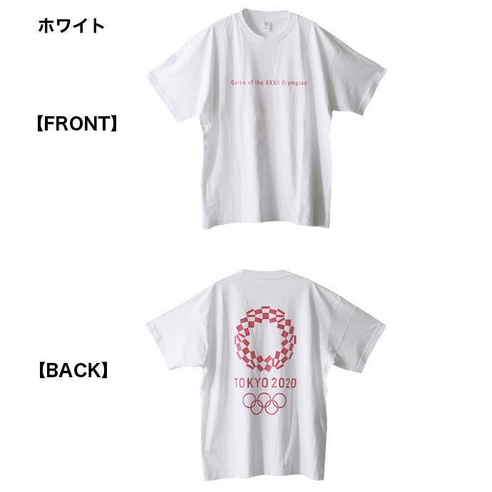 オリンピック 東京五輪 2020 東京オリンピック プリント 半袖Tシャツ トップス クルーネック コットン 綿100% ユニセックス スポーツ 送料無料｜shot｜06