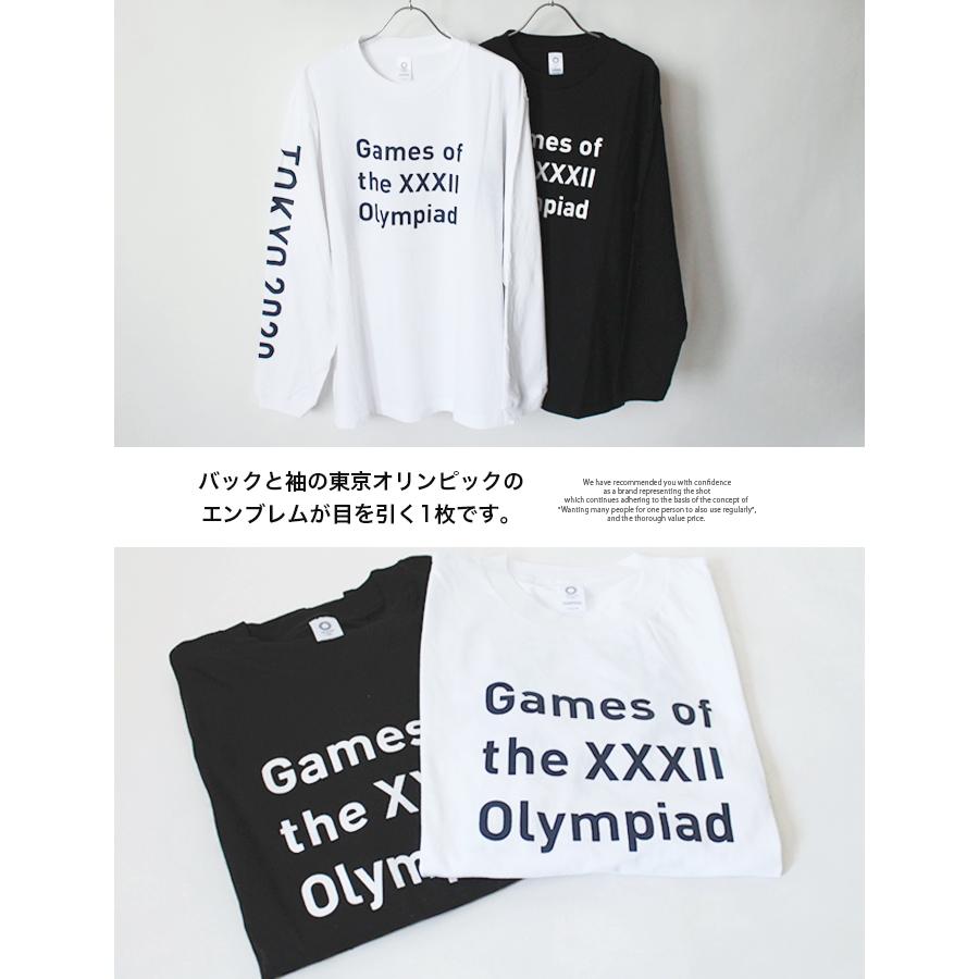 Tシャツ ロンT トップス メンズ 東京五輪 2020 東京オリンピック 長袖